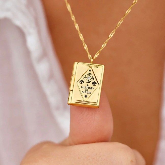 Book of Magic Pendant Necklace