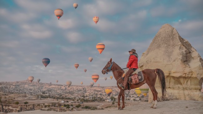 a travel guide to Cappadocia, Turkey