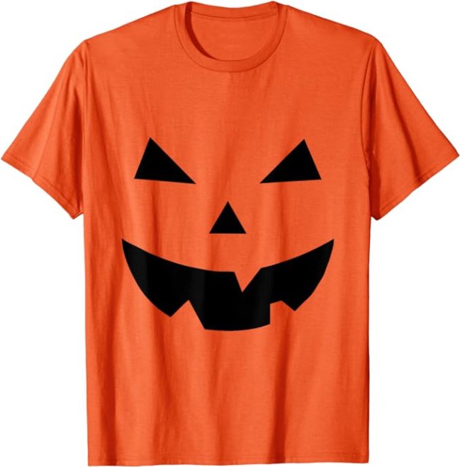Vintage Jack O Lantern Pumpkin Face Halloween Costume T-Shirt