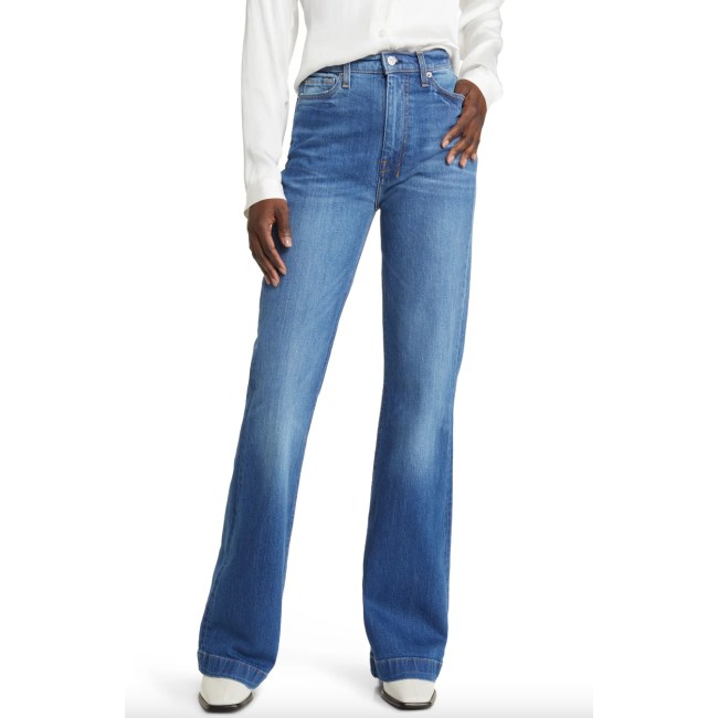 7 For All Mankind Dojo Ultrahigh Waist Flare Leg Jeans