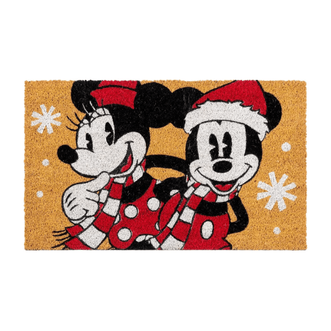 Disney Minnie and Mickey Winter Doormat