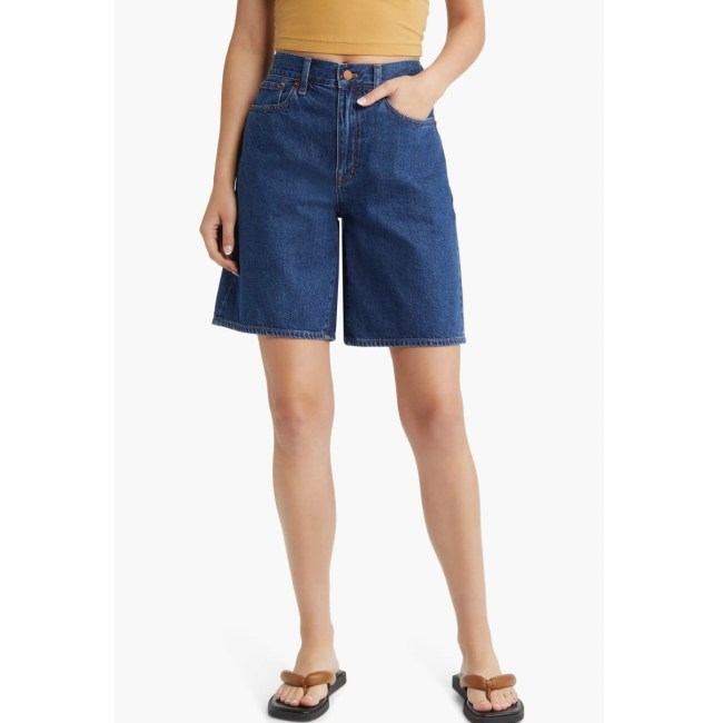 Madewell Non-Stretch Denim Bermuda Shorts