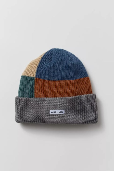 Urban Outfitters Autumn Patchwork Beanie