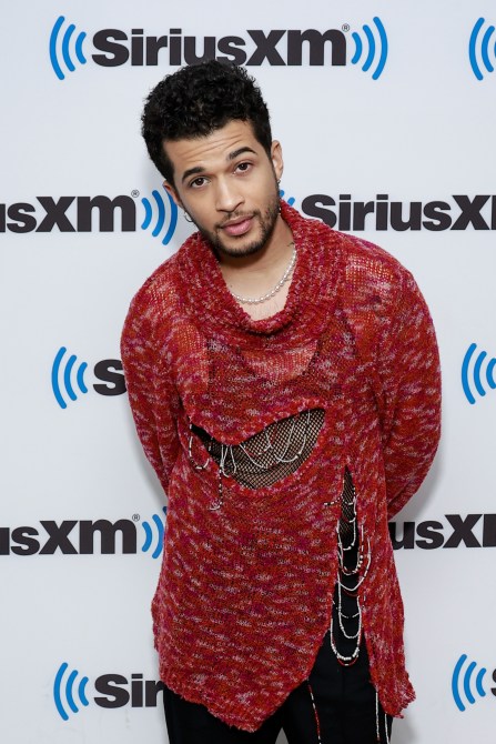 NEW YORK, NEW YORK - FEBRUARY 27: Jordan Fisher visits SiriusXM Studios on February 27, 2023 in New York City. (Photo by Jason Mendez/Getty Images)