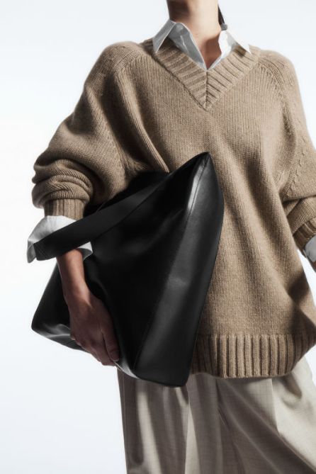 COS Slouchy Leather Shoulder Bag