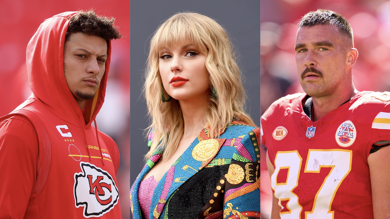 Patrick Mahomes, Taylor Swift, Travis Kelce