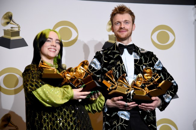 Billie Eilish, FINNEAS at the 2020 Grammy Awards