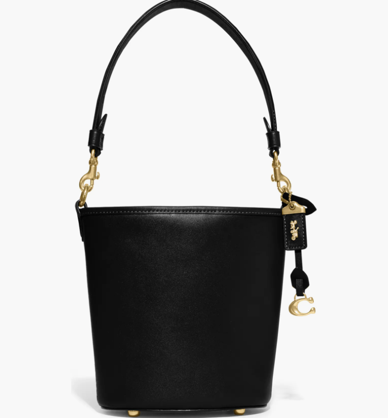 COACH Dakota Glovetanned Leather Bucket Bag
