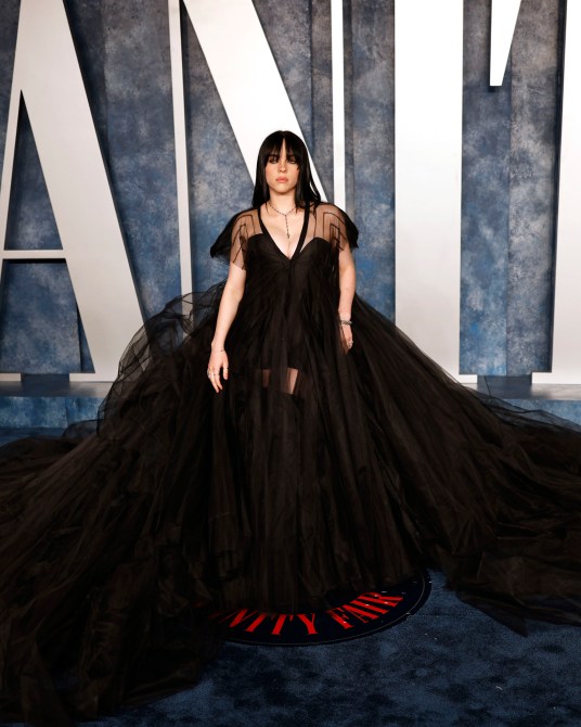 Billie attends the Vanity Fair Oscar After Party in Beverly Hills.