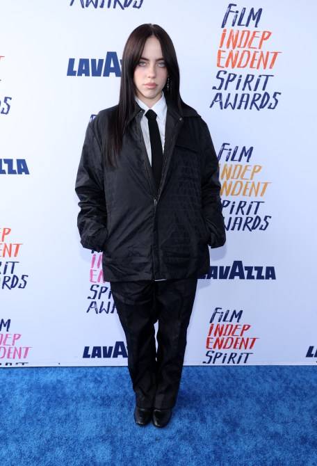 Billie Eilish at the 2024 Film Independent Spirit Awards in Santa Monica.