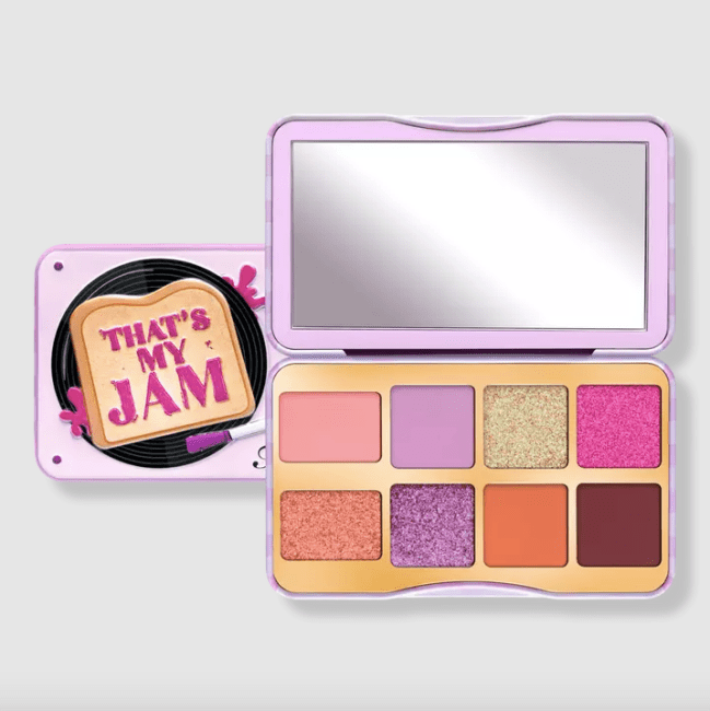 That's My Jam Mini Eyeshadow Palette: a purple palette with browny warm and purple berry shadows.