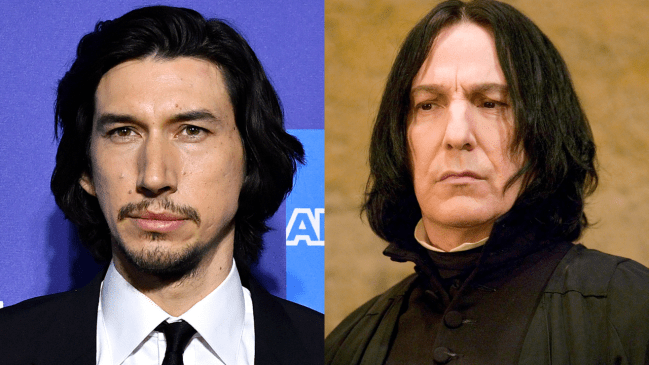 Adam Driver as Severus Snape