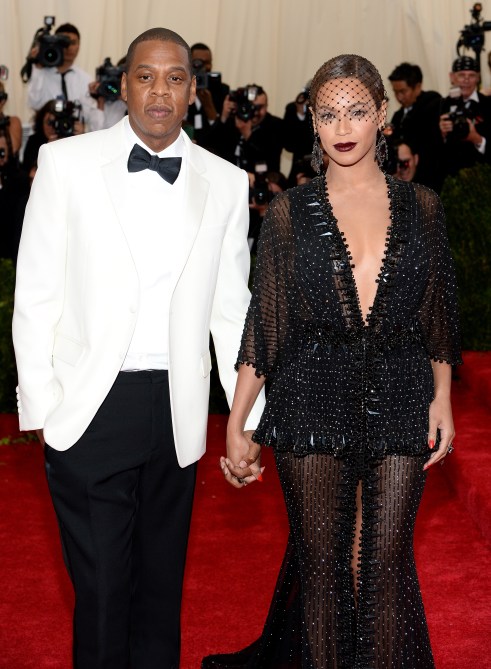 Jay-Z and Beyonce attend the "Charles James: Beyond Fashion" Costume Institute Gala at the Metropolitan Museum of Art on May 5, 2014 in New York City.
