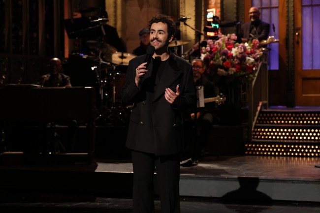 SATURDAY NIGHT LIVE -- Episode 1859 -- Pictured: Host Ramy Youssef during the Monologue on Saturday, March 30, 2024