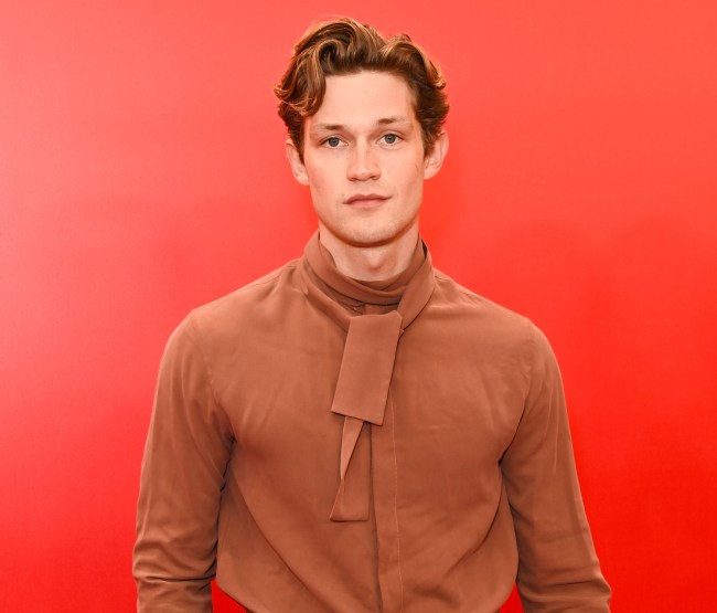 Damian Hardung attends the ARMANI Beauty Dinner on the occasion of the 74th Berlinale International Film Festival Berlin at Pressecafe on February 17, 2024 in Berlin, Germany.