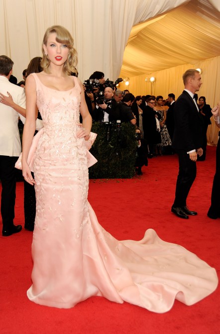 Taylor Swift attends the "Charles James: Beyond Fashion" Costume Institute Gala at the Metropolitan Museum of Art on May 5, 2014 in New York City.