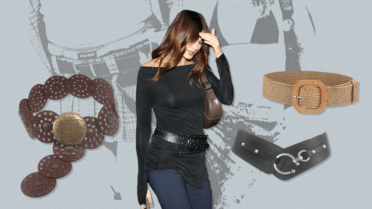 Y2K Mid-Section Belt Trend 2024