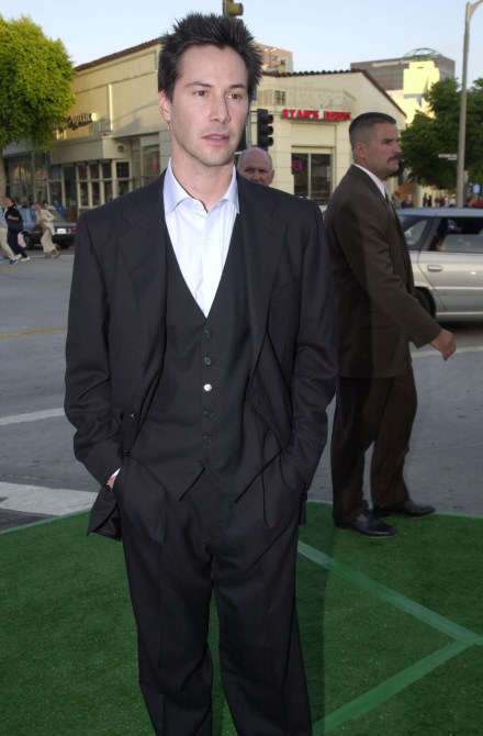 Keanu Reeves during Replacements Premiere in Los Angeles, California, United States.
