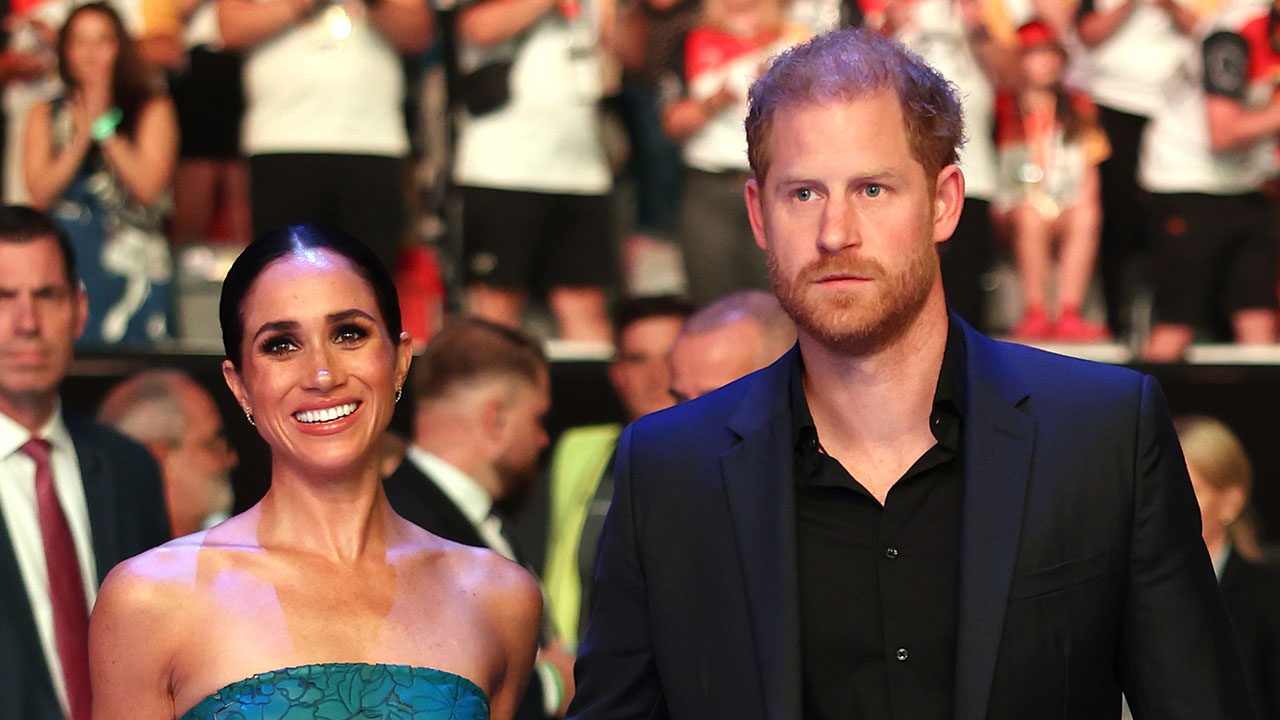 Prince Harry, Duke of Sussex, and Meghan, Duchess of Sussex attend the closing ceremony of the Invictus Games Düsseldorf 2023 at Merkur Spiel-Arena on September 16, 2023 in Duesseldorf, Germany.