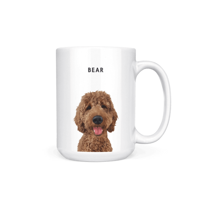 West & Willow Custom Pet Portrait Mug