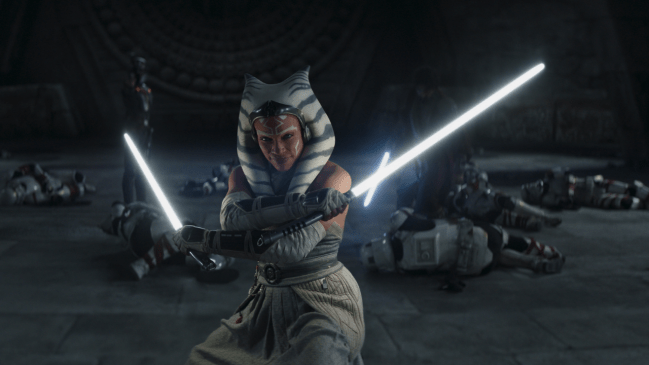 Rosario Dawson in Ahsoka, her white lightsaber meaning explained