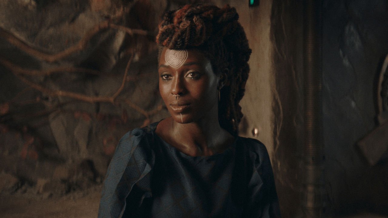 Mother Aniseya played by Jodie Turner-Smith in The Acolyte