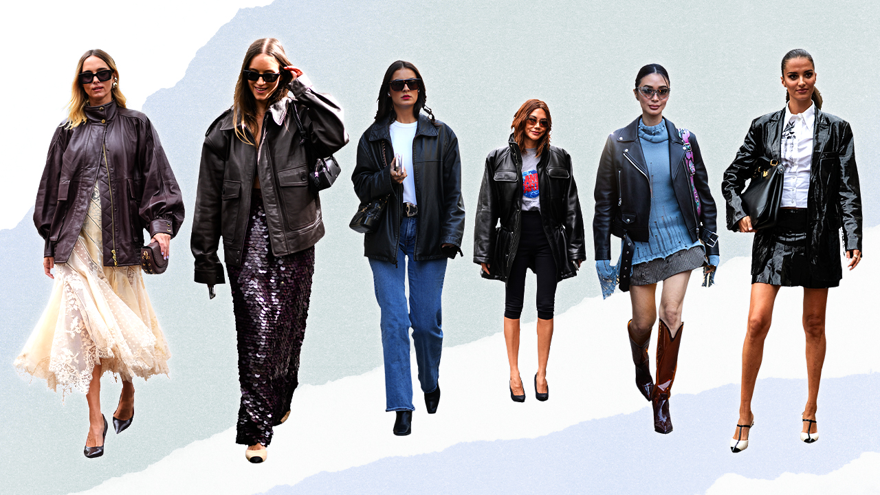 leather jacket outfits