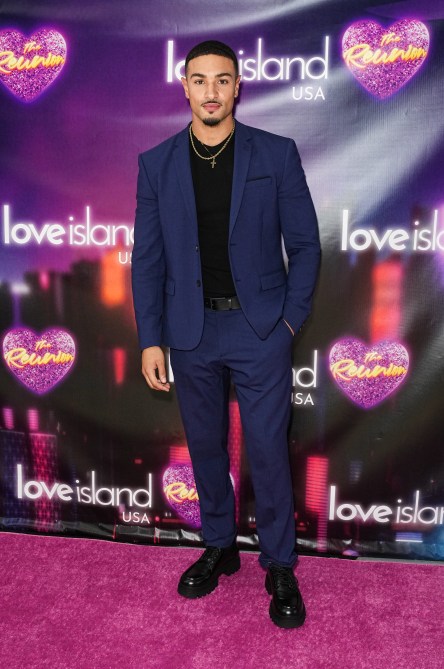 Miguel Harichi attends the "Love Island USA: The Reunion" photo call at Chelsea Studios on August 14, 2024 in New York City.