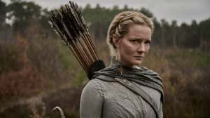 Morfydd Clark as Galadriel in Prime Video's The Rings of Power