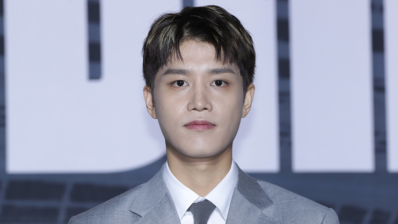 Taeil of boy band NCT 127 attends Boy Band NCT 127 4th album '2 BADDIES' press conference at Sofitel Ambassador Seoul on September 16, 2022 in Seoul, South Korea.