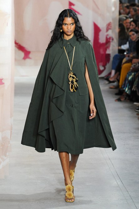 A model walks the runway at the Ulla Johnson show during September 2024 New York Fashion Week