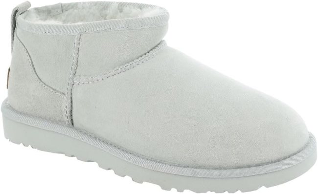 Gray UGG women's classic ultra mini fashion boot.