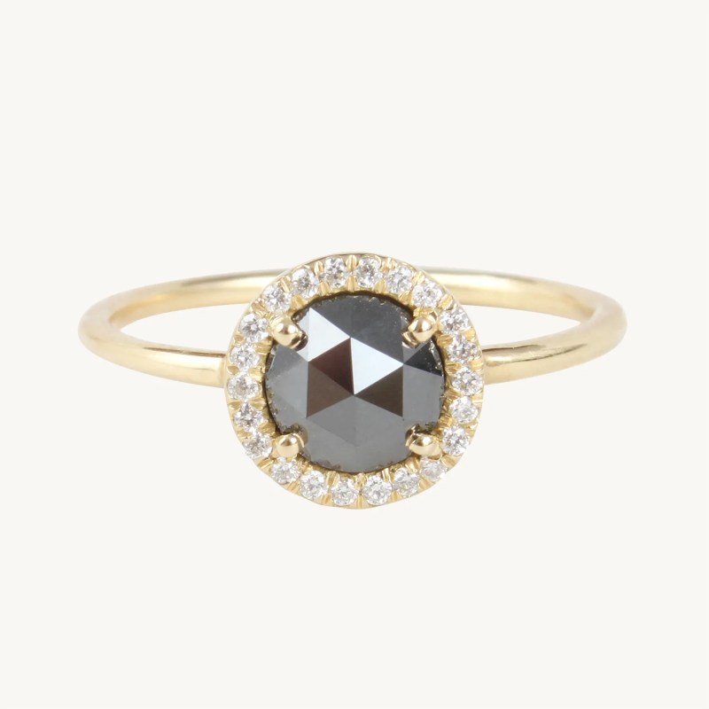 27 Black Wedding Rings Perfect for October Brides