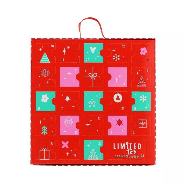 Red advent calendar.
