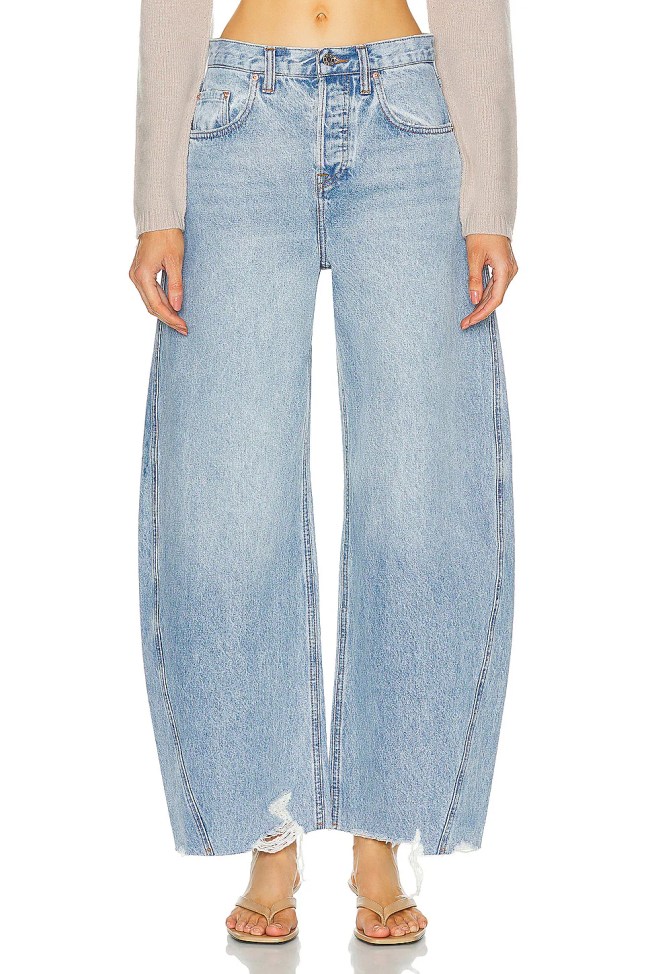 Grlfrnd Paola Barrel Leg Jean