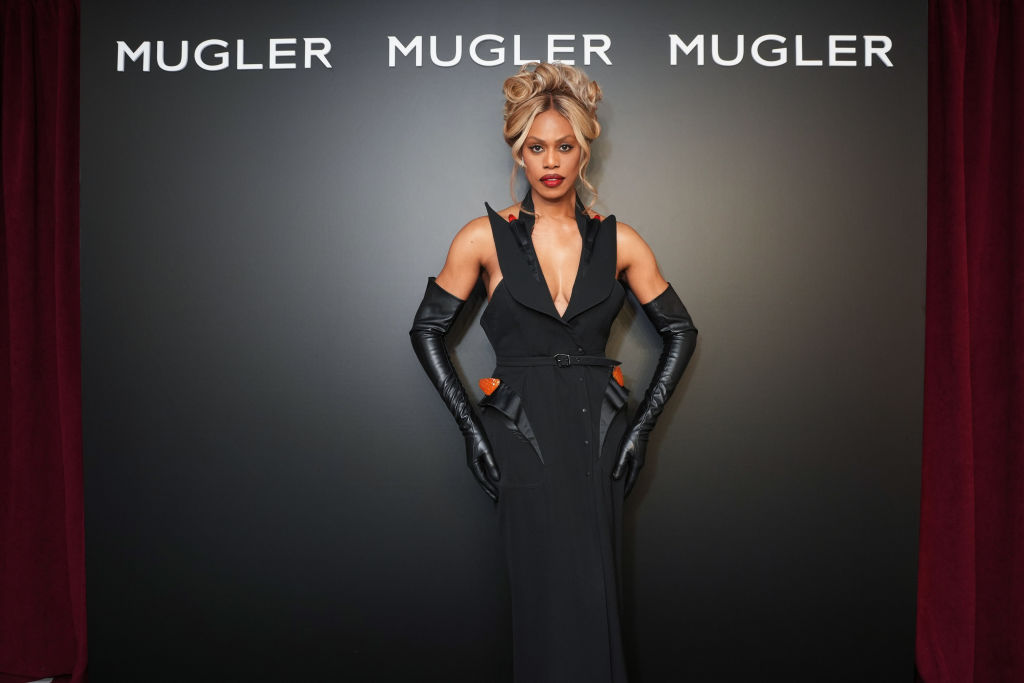 NEW YORK, NEW YORK - OCTOBER 09: (EDITOR’S NOTE: Image has been retouched.) Laverne Cox attends MUGLER Fragrances hosts the US première of "Inside the Dream: Mugler" at The Roxy Cinema on October 09, 2024 in New York City.