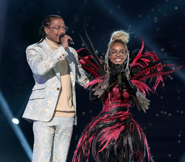 THE MASKED SINGER: L-R: Nick Cannon and Marsai Martin in the “Group A Finals: Soundtrack of My Life” episode of THE MASKED SINGER airing Wednesday, October. 9 (8:00-9:02 PM ET/PT) on FOX.