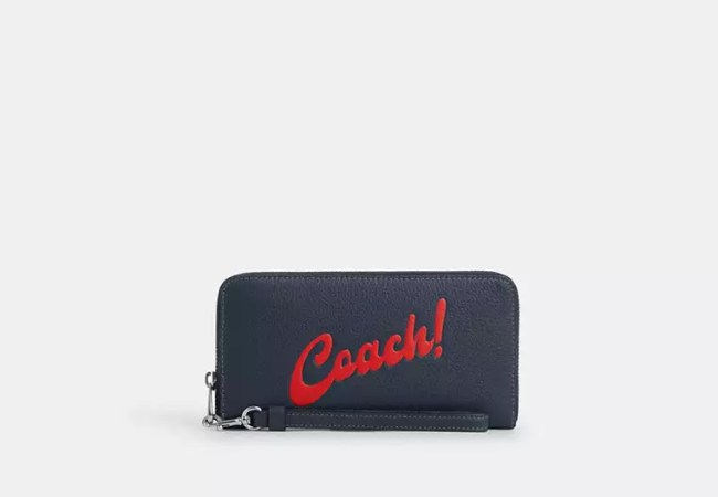 COACH Long Zip Around Wallet