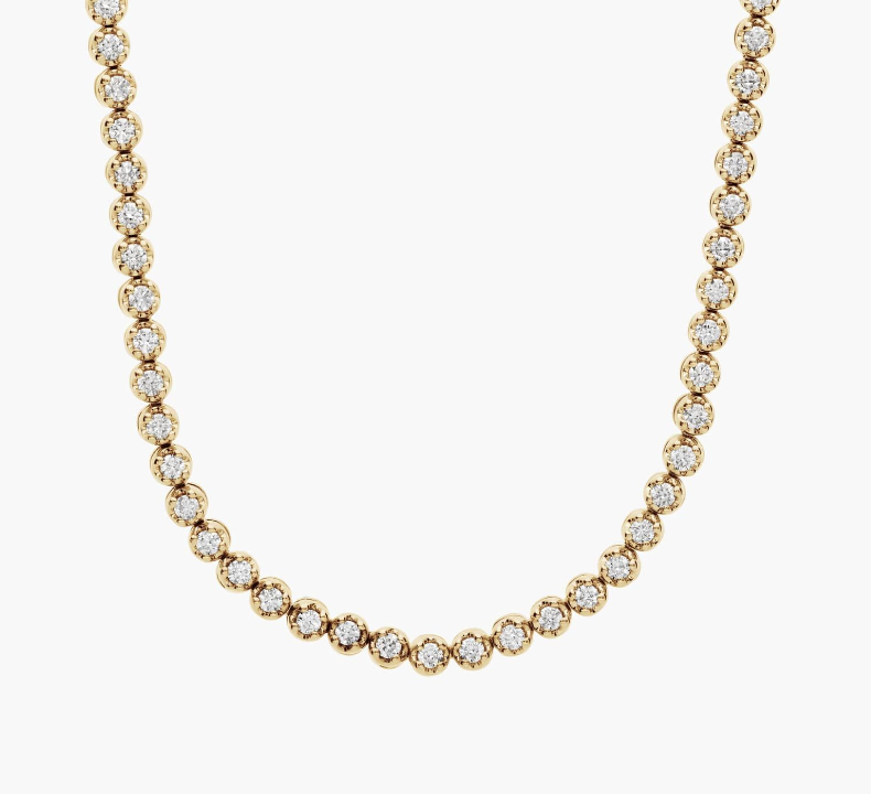 Straight Eternity Necklace