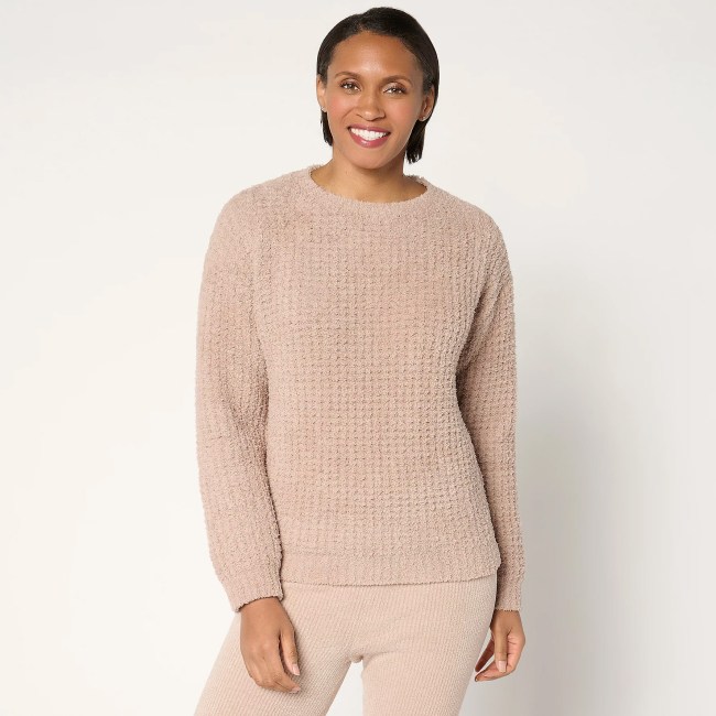 Barefoot Dreams CozyChic Waffle Pullover