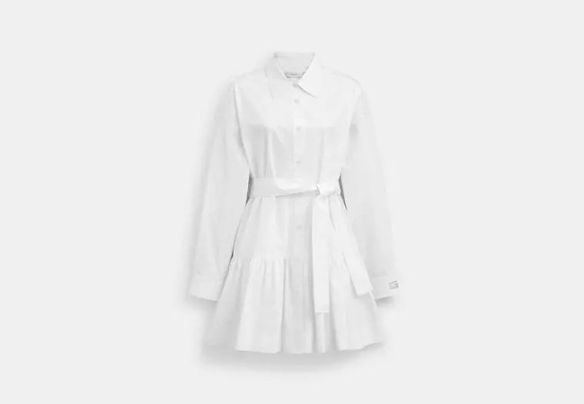Coach Shirt Dress in Organic Cotton