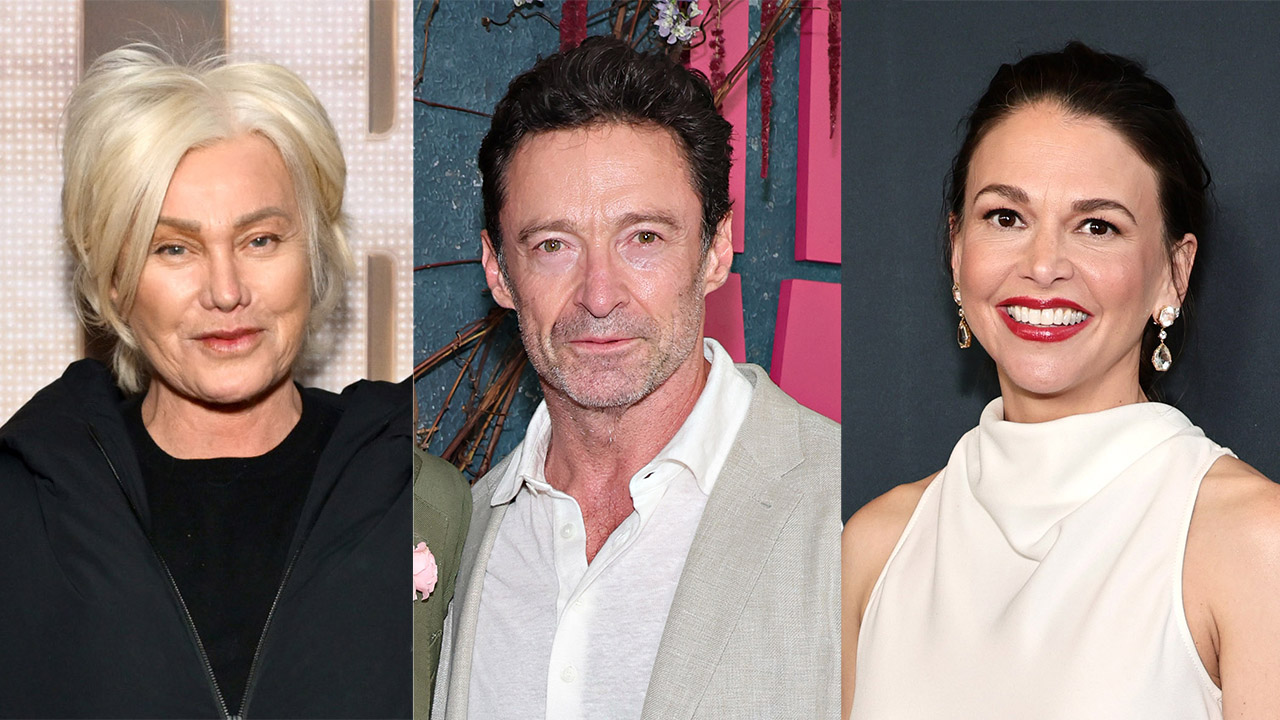 Deborra-Lee Furness, Hugh Jackman, Sutton Foster
