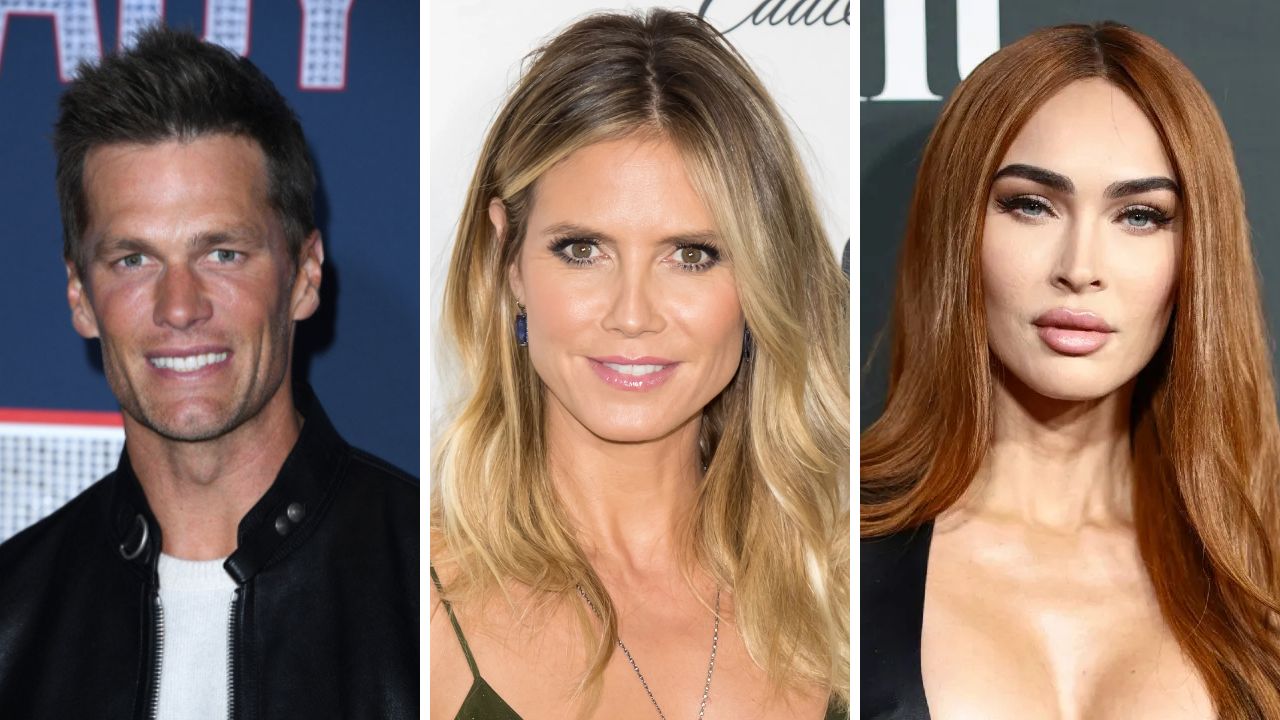 Tom Brad, Heidi Klum and Megan Fox