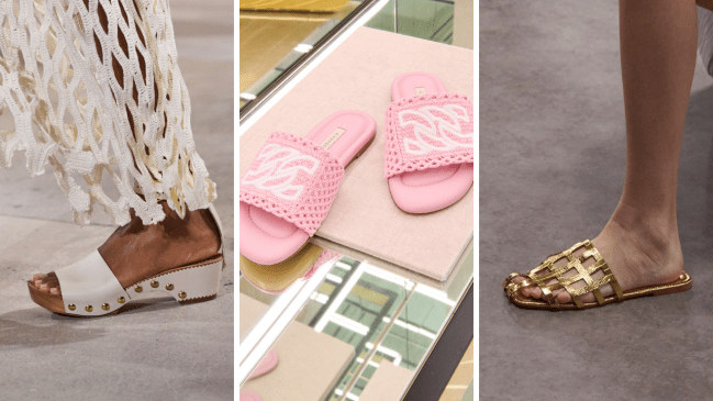ulla johnson, casadei, Alia Bastamam spring/summer 2025 footwear