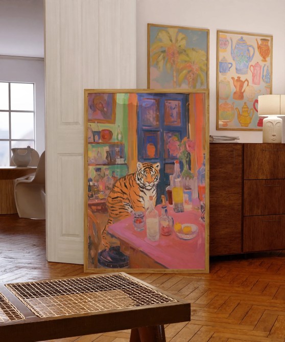 Tiger art print