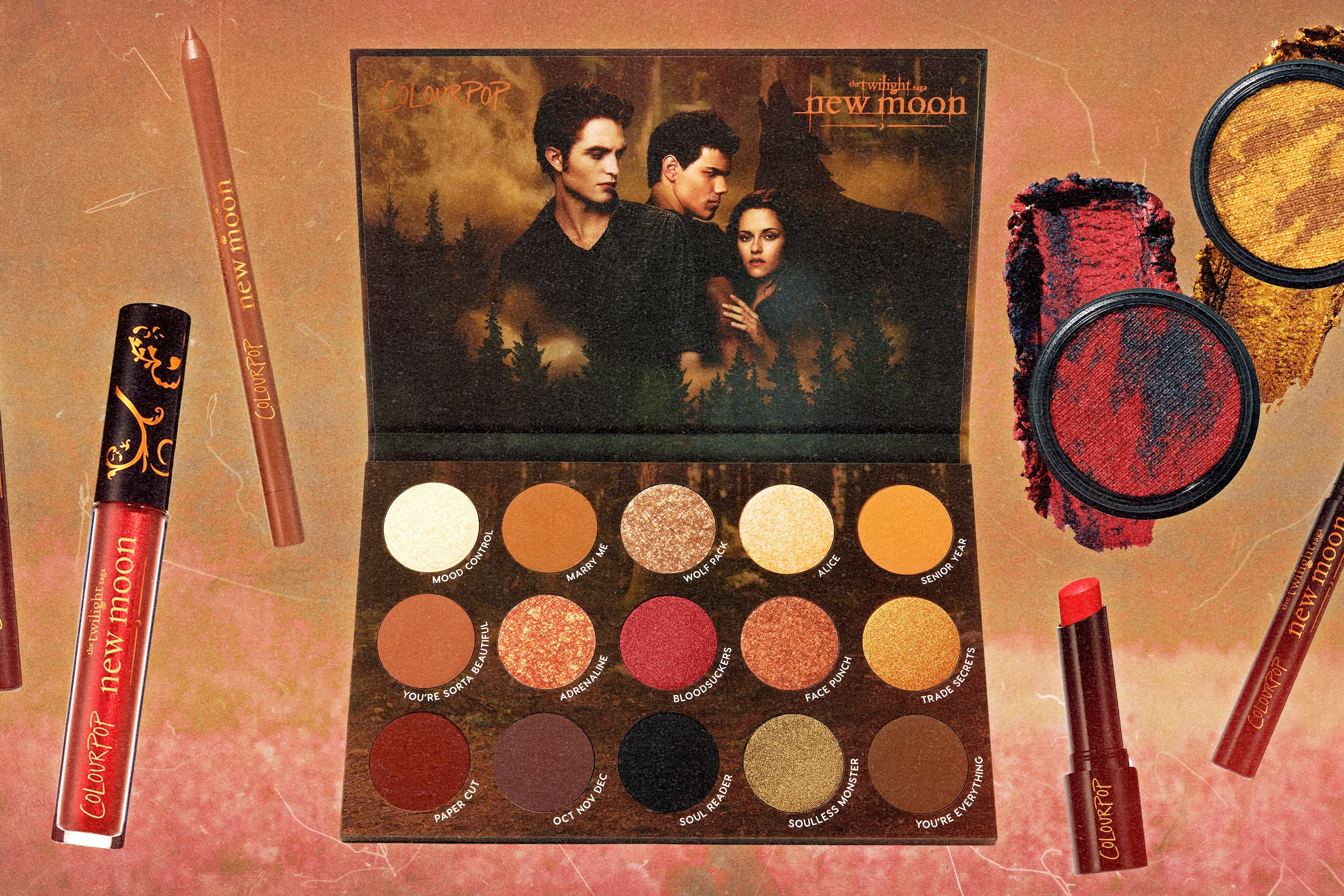 colourpop x twilight new moon collab