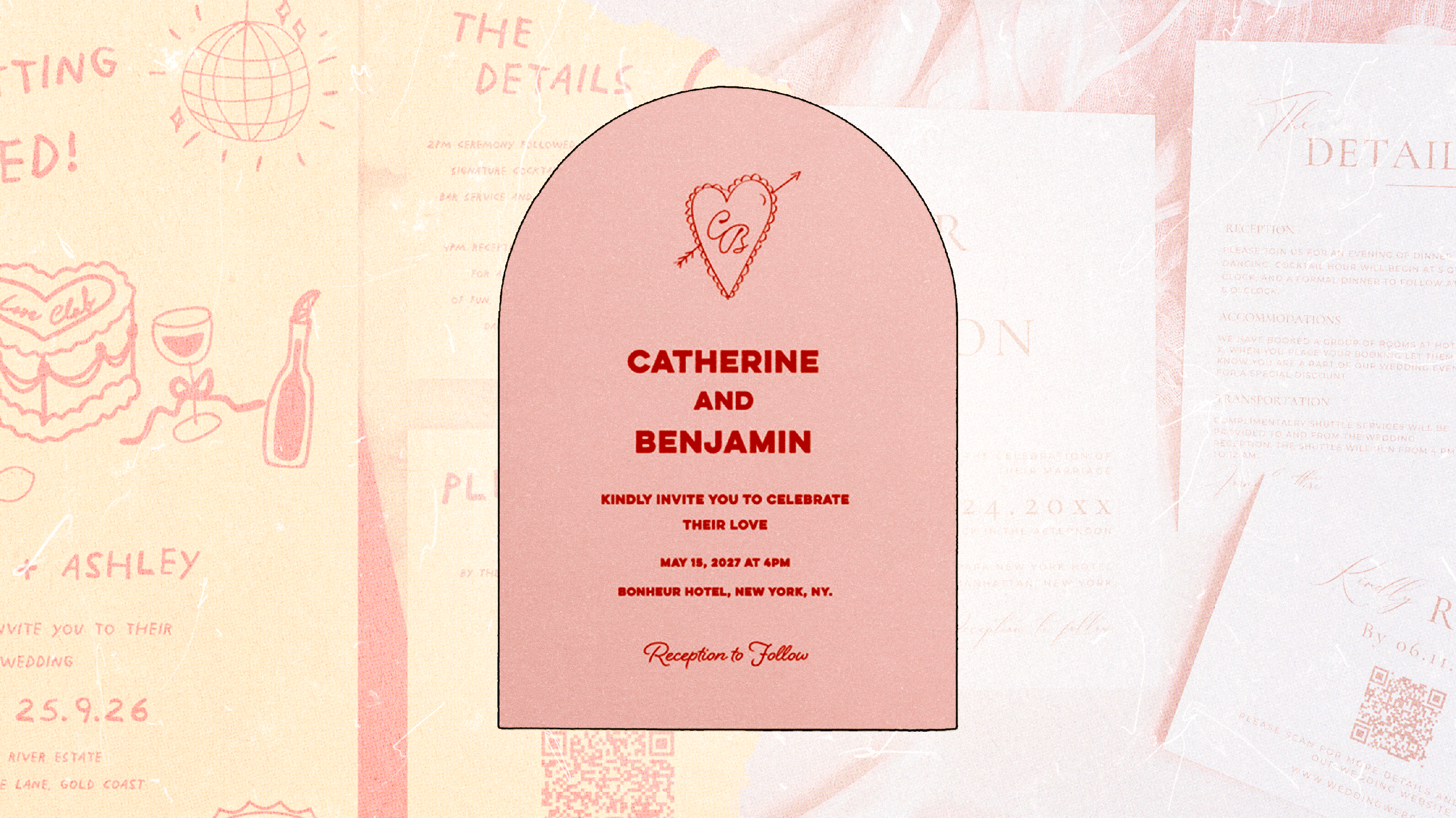 Minimalist Wedding Invites