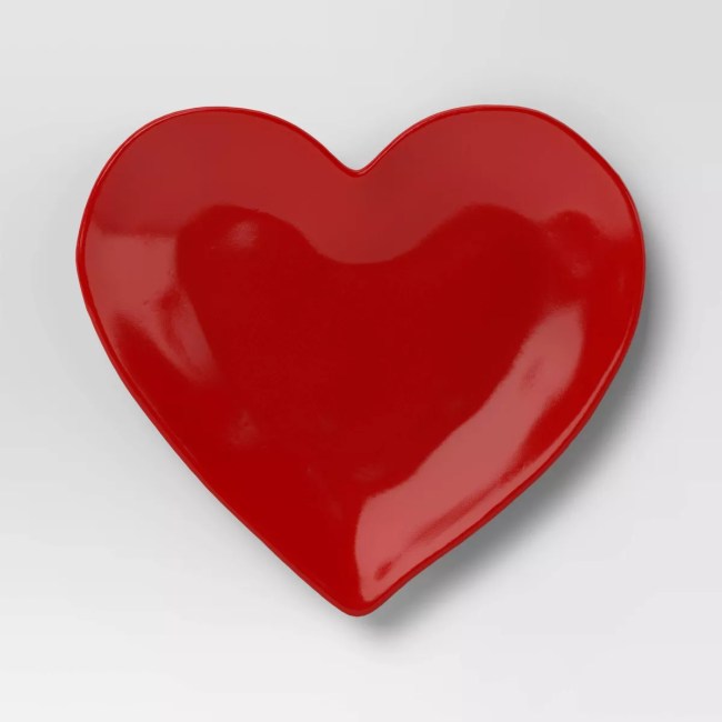 Threshold Valentine Figural Heart Appetizer Plate