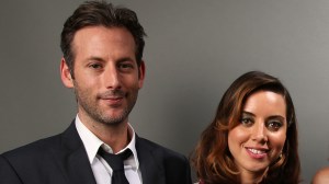 Writer/director Jeff Baena and actors Aubrey Plaza, Molly Shannon and Matthew Gray Gubler pose for a portrait during Sundance NEXT FEST at The Theatre at Ace Hotel on August 8, 2014 in Los Angeles, California.