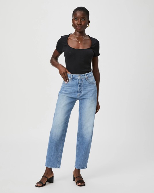 Paige Alexis Petite Barrel Leg Jean